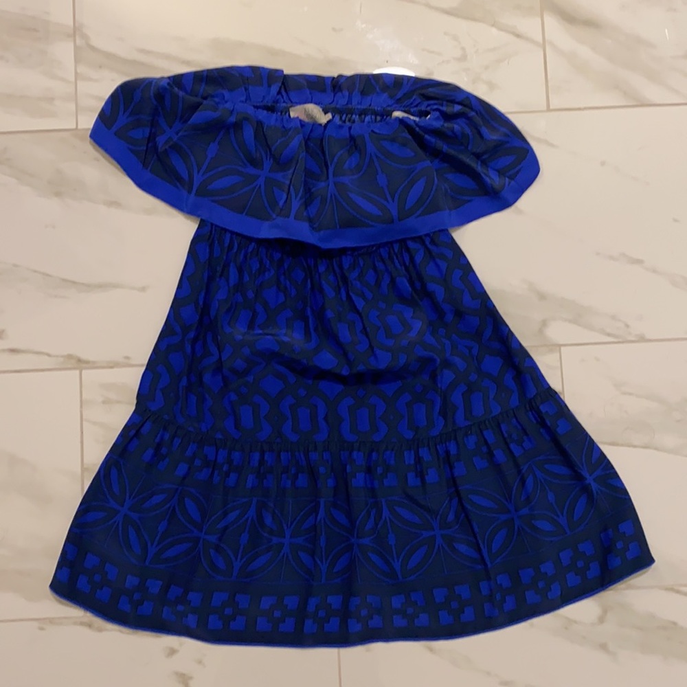 Alice & Trixie Strapless Ruffle Dress, Small